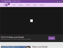 Tablet Screenshot of dacco.org