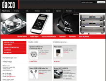 Tablet Screenshot of dacco.hr